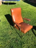 Belle chaise longue , fauteuil en cuir ancienne art déco, Antiquités & Art, Enlèvement