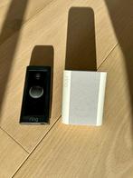 RING videodeurbel met chime, Huis en Inrichting, Deurbellen, Ophalen, Terugspreekfunctie, Zo goed als nieuw, Bedraad