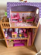 Poppenhuis + meubels, Kinderen en Baby's, Speelgoed | Poppenhuizen, Ophalen, Gebruikt, Poppenhuis