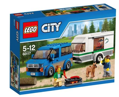 LEGO City Busje en Caravan - 60117, Kinderen en Baby's, Speelgoed | Duplo en Lego, Zo goed als nieuw, Lego, Complete set, Ophalen of Verzenden