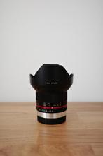 Samyang 12 mm f2 (Fuji-vatting), Audio, Tv en Foto, Foto | Lenzen en Objectieven, Groothoeklens, Zo goed als nieuw