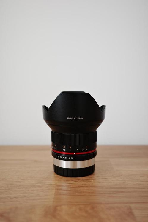 Samyang 12mm f2 (Fuji Mount), TV, Hi-fi & Vidéo, Photo | Lentilles & Objectifs, Comme neuf, Objectif grand angle