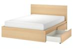 Tweepersoonsbed met opberglades 160x200, Huis en Inrichting, Slaapkamer | Bedden, Ophalen, Gebruikt, Tweepersoons, 200 cm