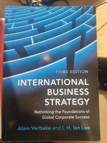 International Business Strategy (3th edition) beschikbaar voor biedingen