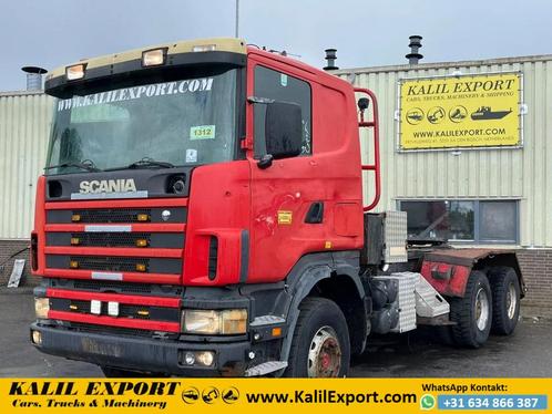 Scania R164-480 V8 Tractor 6x4 Manuel Gearbox Full Steel Sus, Autos, Camions, Entreprise, Scania, Diesel, Boîte manuelle