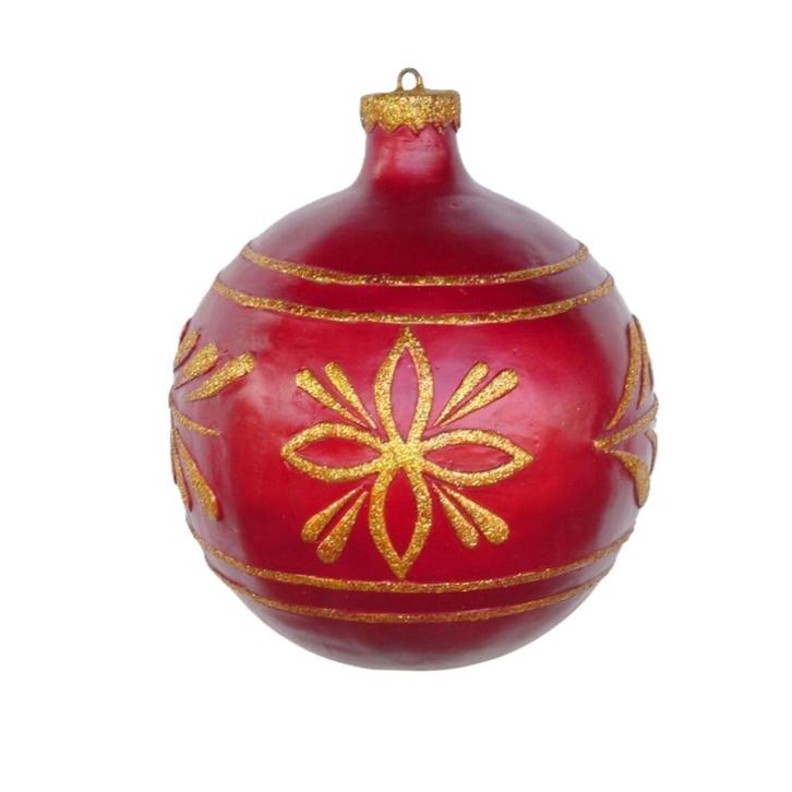 Christmas Decor Ball Red – Kerstbal Diameter 40 cm - 3.1 kg, Diversen, Kerst, Ophalen