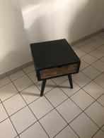 Boxspring met nachtkast, Huis en Inrichting, Slaapkamer | Boxsprings, Ophalen, Gebruikt, Zwart, 180 cm