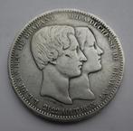 Belgique 5 francs 1853, Postzegels en Munten, Munten | Europa | Niet-Euromunten, Zilver, België, Verzenden