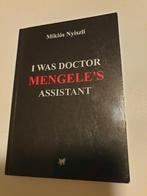 I was Doctor Mengele's assistant  the memoirs of an Auschwit, Ophalen of Verzenden, Zo goed als nieuw