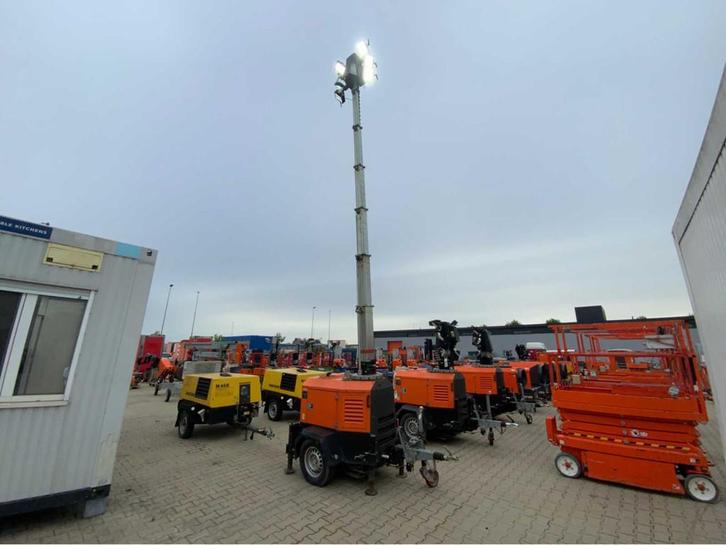 2016 Trime X-ECOK2 LED Lichtmast aggregaat aanhangwagen, Auto diversen, Aanhangers en Bagagewagens, Gebruikt