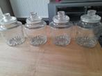 4 glazen potten, Antiek en Kunst, Ophalen