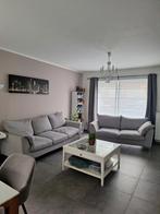 canapé 3 et 4 places en tissus et pieds chromé, Maison & Meubles, Canapés | Salons, Enlèvement, Comme neuf, Tissus