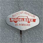 SP1125 Speldje Autoverhuur Middelbeek Alkmaar, Collections, Broches, Pins & Badges, Utilisé, Enlèvement ou Envoi