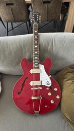 2016 Epiphone Casino Cherry Rosewood Board, Ophalen, Gebruikt, Hollow body, Epiphone
