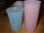 tupperware 2 bekers, Huis en Inrichting, Ophalen of Verzenden, Gebruikt, Beker of Kan