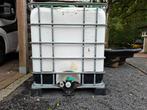 IBC vloeistofcontainer 1000 L. op kunststof pallet., Tuin en Terras, Ophalen, Kunststof, Gebruikt, Met kraantje