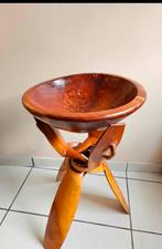Objet africain, plat à fruits sur socle, Maison & Meubles, Enlèvement