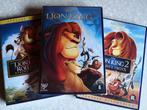 Disney dvd's the lion king 1,2,3 uit te kiezen, Enlèvement ou Envoi