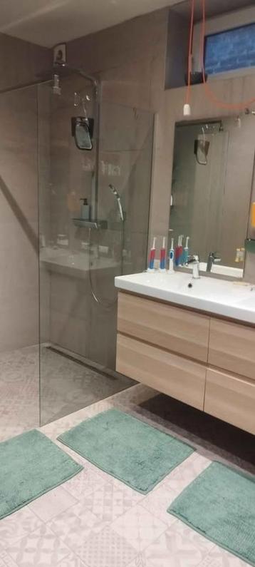 SALLE DE BAIN : PAROI DOUCHE ITALIENNE + PAROI BAIGNOIRE beschikbaar voor biedingen