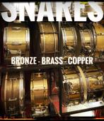Copper, Bronze & Brass SNAREDRUMS vintage/pre-owned, Ophalen of Verzenden, Gebruikt, Trommel