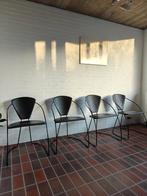 Set van 4 Design Stoelen - Arrben 'Linda' - Zwart, Maison & Meubles, Chaises, Enlèvement, Utilisé, Autres matériaux, Quatre