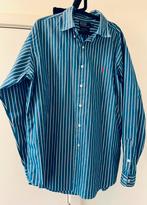 Polo Ralph Lauren - Hemd - Blauw/wit gestreept - XL, Kleding | Heren, Overhemden, Ophalen, Blauw, Halswijdte 43/44 (XL), Polo Ralph Lauren