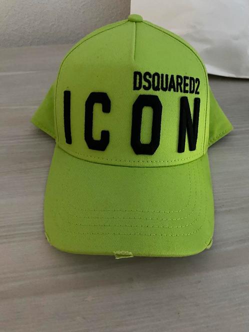 Dsquared2 ICON pet Limited edition Lime, Kleding | Heren, Hoeden en Petten, Zo goed als nieuw, Pet, One size fits all, Ophalen of Verzenden