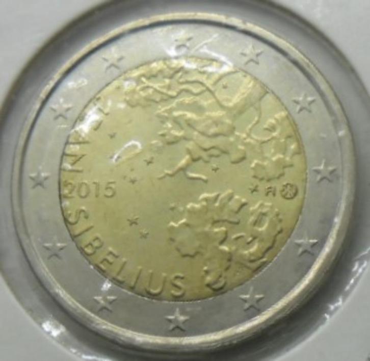 2 euro herdenking 2015 Finland „Sibelius”. UNC., Postzegels en Munten, Munten | Europa | Euromunten, Losse munt, 2 euro, Finland