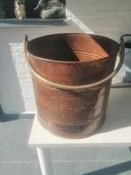 Koperen ketel vernist voor open haard zo als nieuw groot mod, Antiek en Kunst, Ophalen of Verzenden