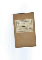 Commune de Fleurus Ancien livret de travail, Ophalen of Verzenden, Gebruikt