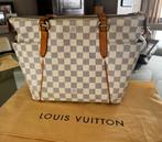 Louis Vuitton Damier Azur Totally PM, Handtassen en Accessoires, Tassen | Damestassen, Ophalen, Zo goed als nieuw, Beige, Handtas