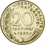 Frankrijk 20 centimes, 1983, Postzegels en Munten, Munten | Europa | Niet-Euromunten, Frankrijk, Losse munt, Verzenden