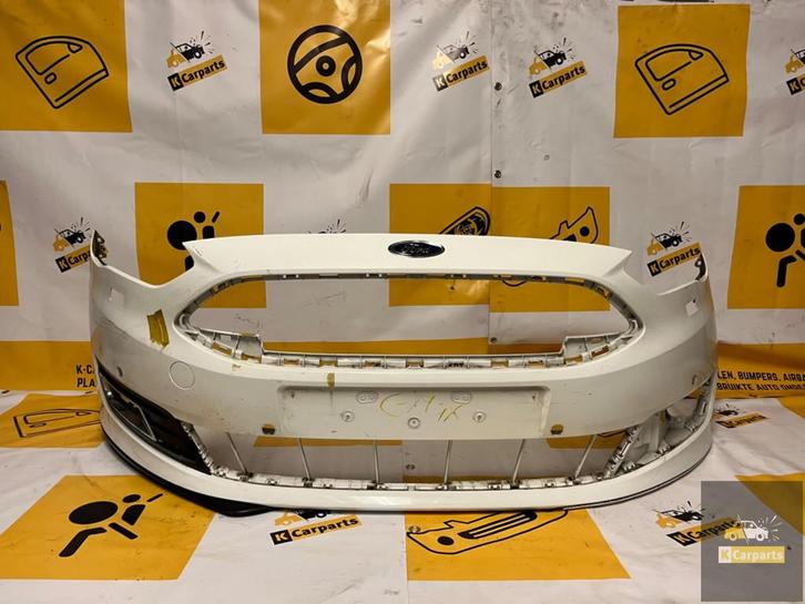 VOORBUMPER FORD C-MAX 2016+ PDC KLS LKN0097A bumper, Auto-onderdelen, Carrosserie, Bumper, Ford, Voor, Gebruikt