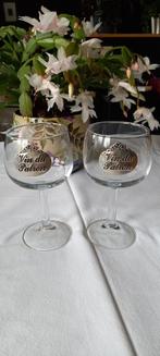 Duo de verres à vin., Ophalen of Verzenden, Zo goed als nieuw