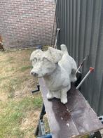 Betonnen jack russel, Tuin en Terras, Ophalen, Beton, Dierenbeeld