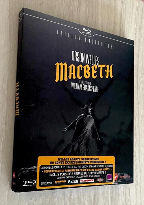 MACBETH // 2 Bluray COLLECTOR (+ Version INTÉGRALE + 34 Min), CD & DVD, Blu-ray, Comme neuf, Autres genres, Enlèvement ou Envoi