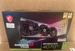 MSI Gaming X Trio RTX 4070 Ti, Computers en Software, Videokaarten, Ophalen of Verzenden, Nieuw
