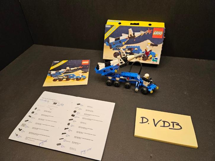 LEGO Classic Space 6881 Lunar Rocket Launcher MET DOOS, Kinderen en Baby's, Speelgoed | Duplo en Lego, Zo goed als nieuw, Lego
