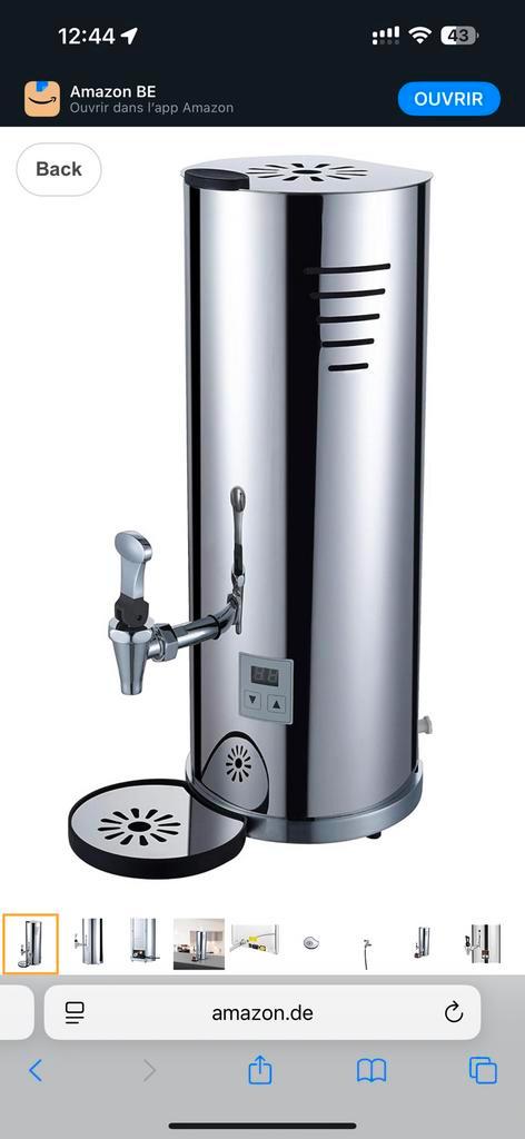 UNIMAT Frankfurt 200.201 Chauffe-eau professionnel en acier, Electroménager, Cafetières, Utilisé, Autres types, Autres modèles