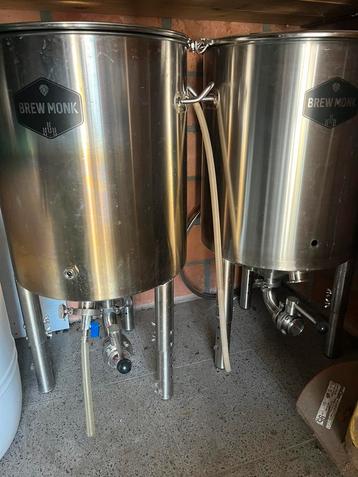 2x proffessioneel gistvat 60ltr van Brew Monk beschikbaar voor biedingen