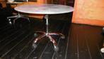 Petite table de salon en métal., Comme neuf, 50 à 100 cm, Composite., Rond