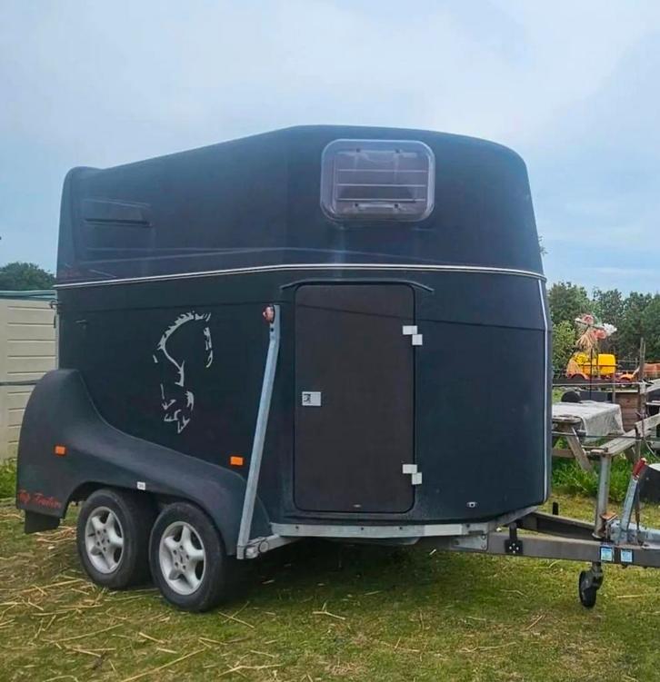 Degelijke 2 paardstrailer, Dieren en Toebehoren, Paarden en Pony's | Trailers en Aanhangwagens, Ophalen