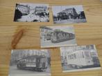 Vintage 5 cpa non voyagées thème trams tramways, Véhicule, Non affranchie, Enlèvement ou Envoi
