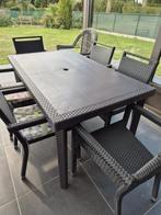 Tuintafel PVC, Ophalen, Zo goed als nieuw