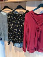 Bloes lange mouwen, 3 stuks, Kleding | Dames, Blouses en Tunieken, Ophalen of Verzenden, Maat 38/40 (M), Wit