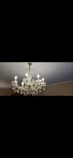 Ancien grand lustre en cristal, Antiek en Kunst, Antiek | Glaswerk en Kristal, Ophalen