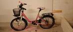 Roze kinderfiets met voormand en bagagerek, Ophalen, Gebruikt, Overige typen