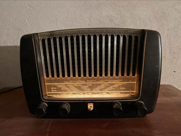 Vintage Philips Radio (BX310A/03, 1954), Audio, Tv en Foto, Radio's, Gebruikt, Radio, Ophalen