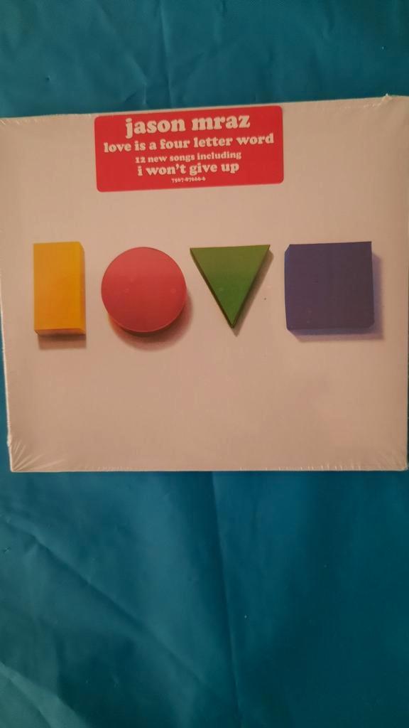 CD NIEUW JASON MRAZ Love is a four letter word, Cd's en Dvd's, Cd's | Pop, Nieuw in verpakking, 2000 tot heden, Ophalen of Verzenden