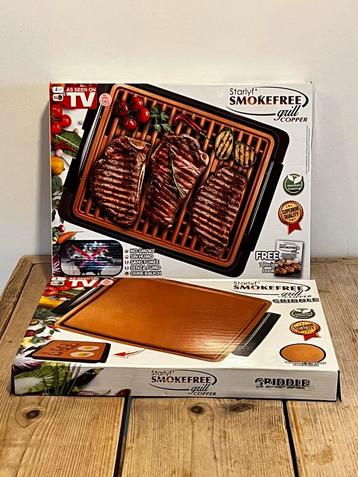 Starlyf Smokefree Grill + Plancha (Copper) beschikbaar voor biedingen